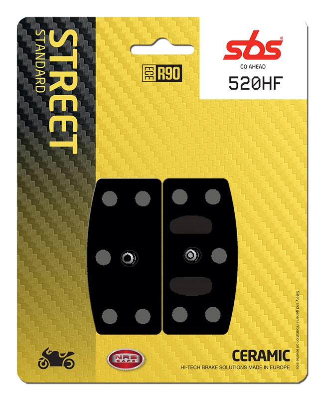 SBS brake pads KH22 street standart ceramic colour black BMW R75,R90,R100, front (520HF)